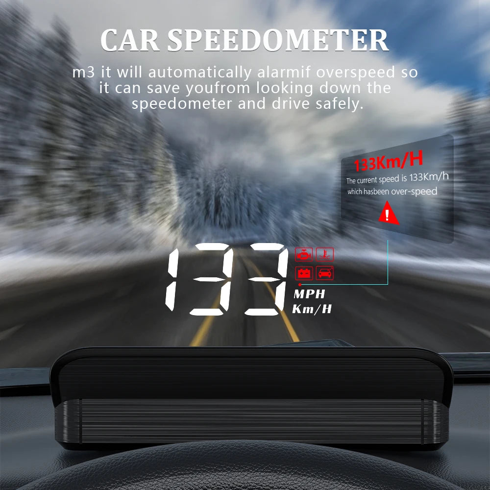 Digital Heads-Up Car Speedometer